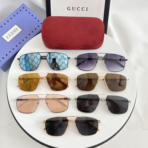 Replica Gucci AAA Quality Sunglasses #1257910 $52.00 USD for Wholesale