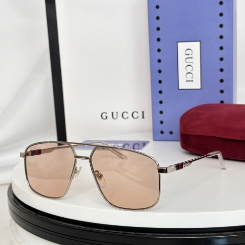 Gucci AAA Quality Sunglasses #1257911 $52.00 USD, Wholesale Replica Gucci AAA Quality Sunglasses