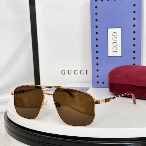 Gucci AAA Quality Sunglasses #1257912 $52.00 USD, Wholesale Replica Gucci AAA Quality Sunglasses