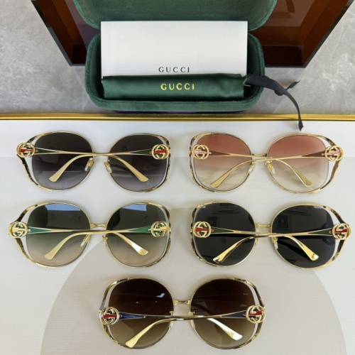 Replica Gucci AAA Quality Sunglasses #1257919 $56.00 USD for Wholesale