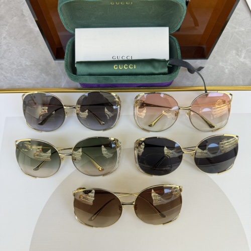 Replica Gucci AAA Quality Sunglasses #1257921 $56.00 USD for Wholesale