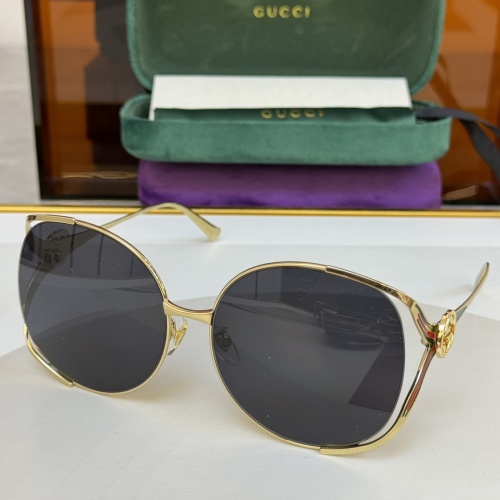 Gucci AAA Quality Sunglasses #1257922 $56.00 USD, Wholesale Replica Gucci AAA Quality Sunglasses