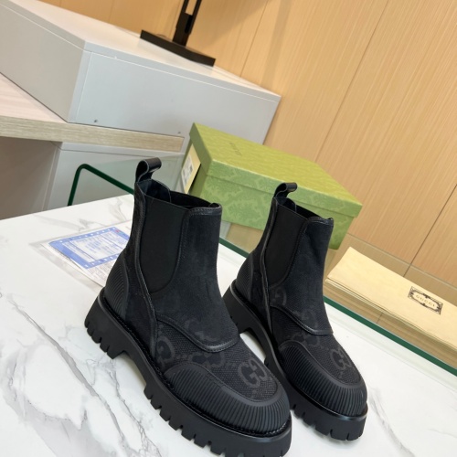 Replica Gucci Boots For Men #1257927 $100.00 USD for Wholesale