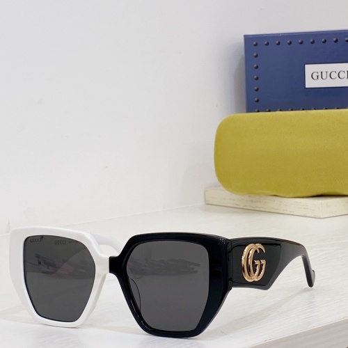 Gucci AAA Quality Sunglasses #1257928 $56.00 USD, Wholesale Replica Gucci AAA Quality Sunglasses