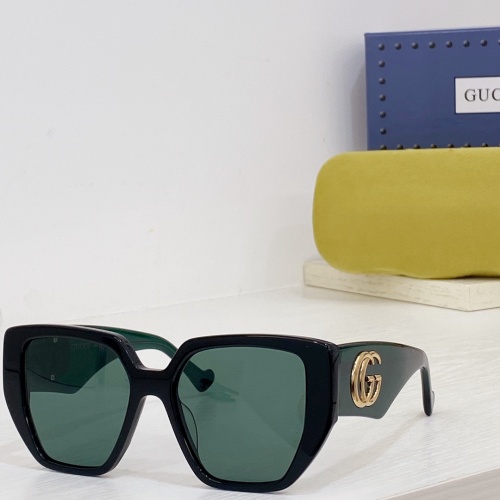 Gucci AAA Quality Sunglasses #1257930 $56.00 USD, Wholesale Replica Gucci AAA Quality Sunglasses