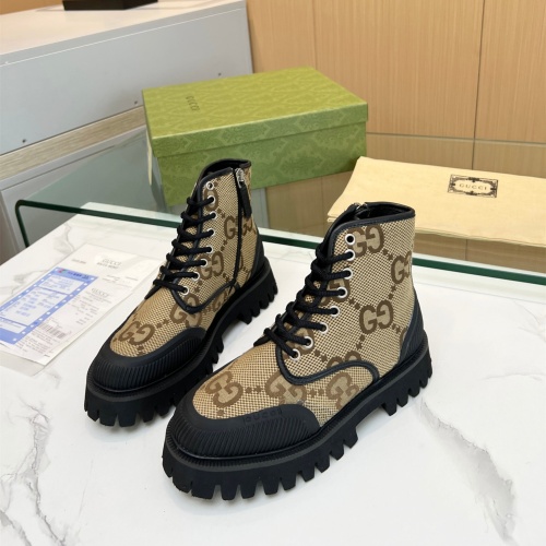 Gucci Boots For Women #1257935 $98.00 USD, Wholesale Replica Gucci Boots