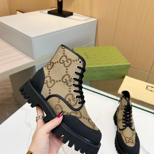 Replica Gucci Boots For Women #1257935 $98.00 USD for Wholesale