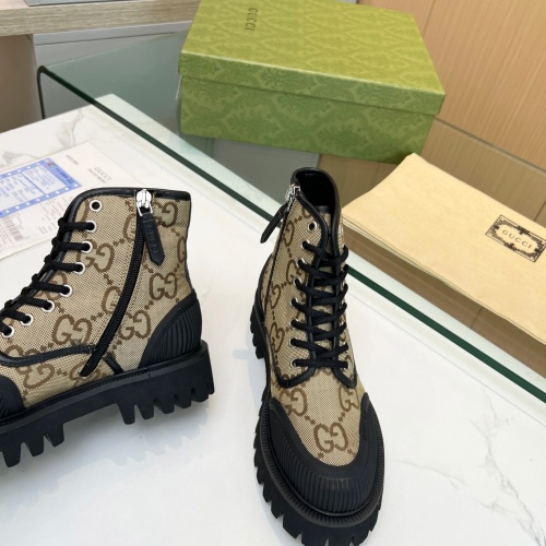 Replica Gucci Boots For Women #1257935 $98.00 USD for Wholesale