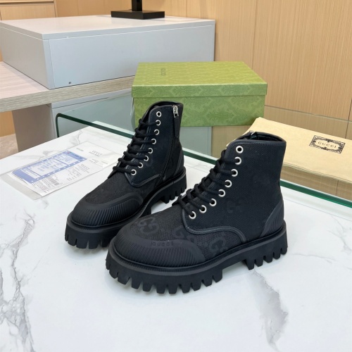 Gucci Boots For Men #1257938 $100.00 USD, Wholesale Replica Gucci Boots