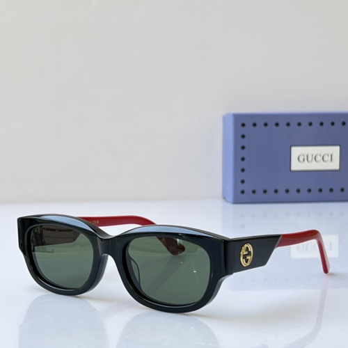 Gucci AAA Quality Sunglasses #1257939 $64.00 USD, Wholesale Replica Gucci AAA Quality Sunglasses