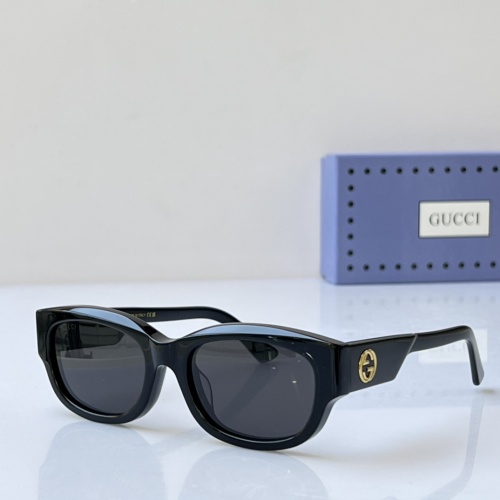 Gucci AAA Quality Sunglasses #1257941 $64.00 USD, Wholesale Replica Gucci AAA Quality Sunglasses