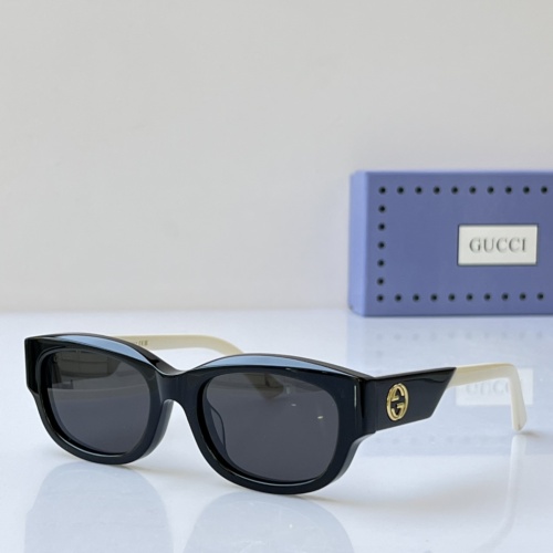 Gucci AAA Quality Sunglasses #1257943 $64.00 USD, Wholesale Replica Gucci AAA Quality Sunglasses