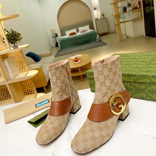 Gucci Boots For Women #1257946 $102.00 USD, Wholesale Replica Gucci Boots