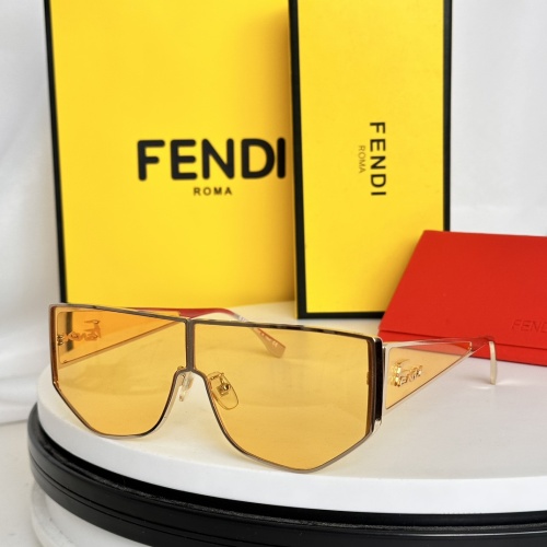 Fendi AAA Quality Sunglasses #1257949 $52.00 USD, Wholesale Replica Fendi AAA Quality Sunglasses