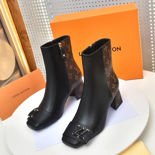 Louis Vuitton Boots For Women #1257985 $92.00 USD, Wholesale Replica Louis Vuitton Boots