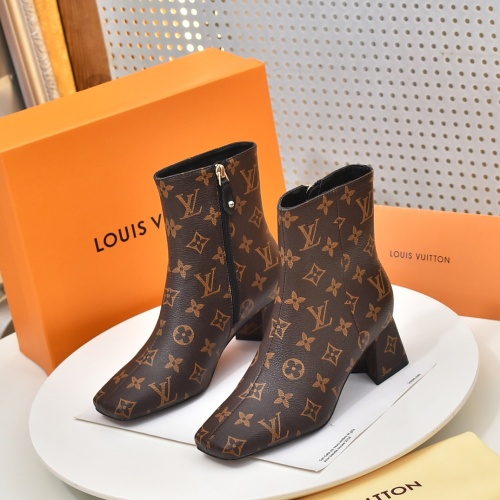 Louis Vuitton Boots For Women #1257987 $92.00 USD, Wholesale Replica Louis Vuitton Boots