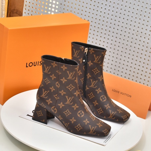 Replica Louis Vuitton Boots For Women #1257987 $92.00 USD for Wholesale