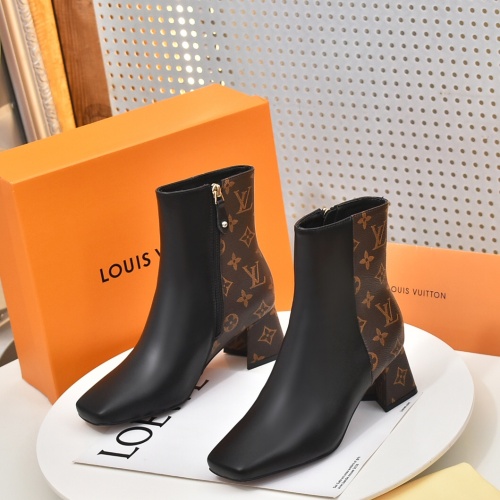 Louis Vuitton Boots For Women #1257988 $92.00 USD, Wholesale Replica Louis Vuitton Boots