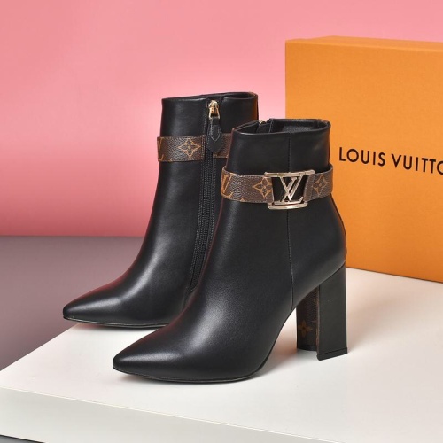 Louis Vuitton Boots For Women #1257991 $88.00 USD, Wholesale Replica Louis Vuitton Boots