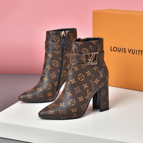 Louis Vuitton Boots For Women #1257992 $88.00 USD, Wholesale Replica Louis Vuitton Boots