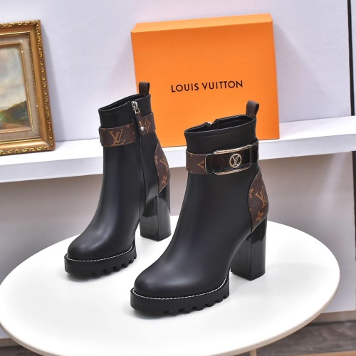 Replica Louis Vuitton Boots For Women #1257996 $100.00 USD for Wholesale