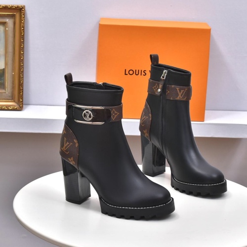 Replica Louis Vuitton Boots For Women #1257996 $100.00 USD for Wholesale