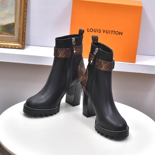 Replica Louis Vuitton Boots For Women #1257996 $100.00 USD for Wholesale