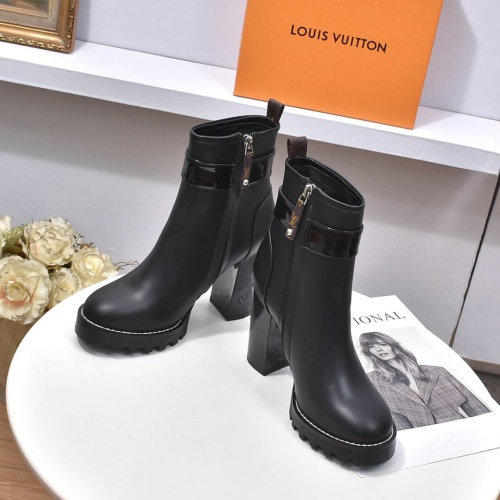 Replica Louis Vuitton Boots For Women #1257997 $100.00 USD for Wholesale