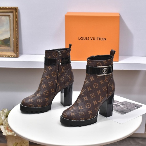 Louis Vuitton Boots For Women #1257998 $100.00 USD, Wholesale Replica Louis Vuitton Boots