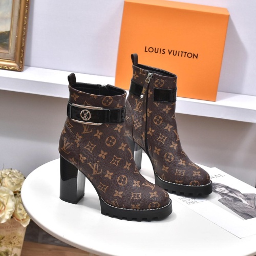 Replica Louis Vuitton Boots For Women #1257998 $100.00 USD for Wholesale