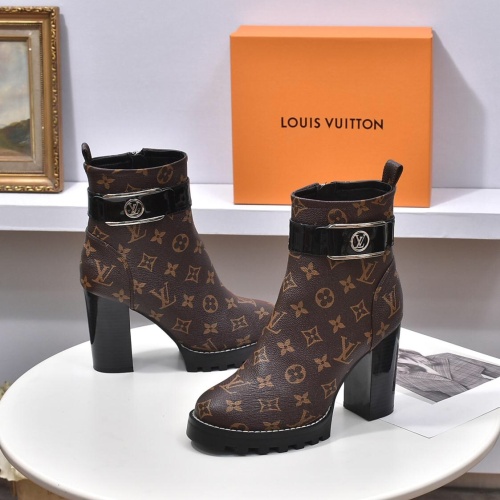 Replica Louis Vuitton Boots For Women #1257998 $100.00 USD for Wholesale