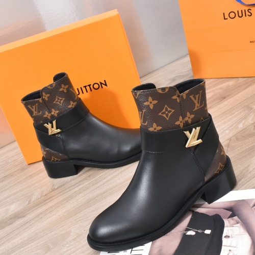 Replica Louis Vuitton Boots For Women #1257999 $100.00 USD for Wholesale