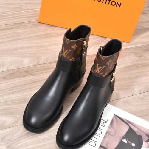 Replica Louis Vuitton Boots For Women #1257999 $100.00 USD for Wholesale