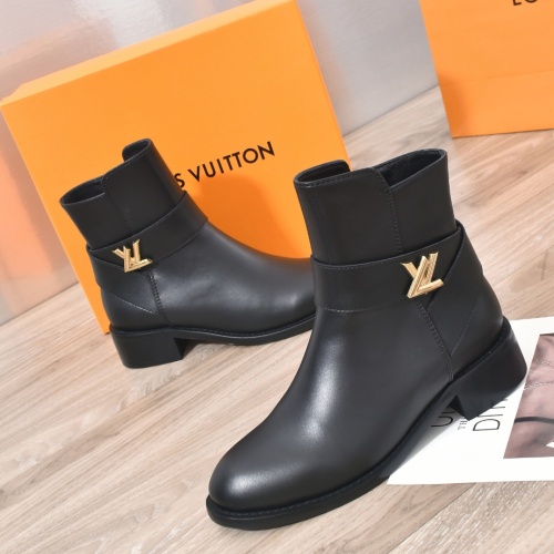 Replica Louis Vuitton Boots For Women #1258000 $100.00 USD for Wholesale