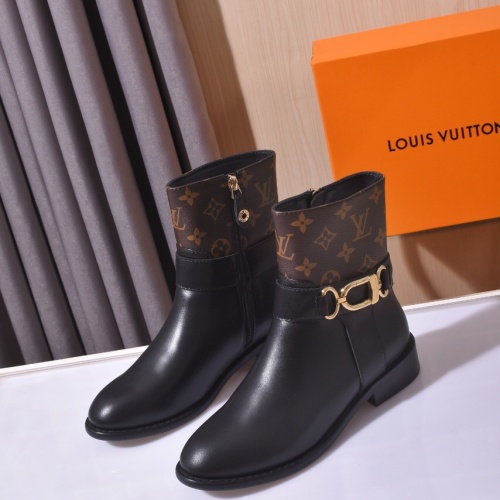 Louis Vuitton Boots For Women #1258001 $100.00 USD, Wholesale Replica Louis Vuitton Boots