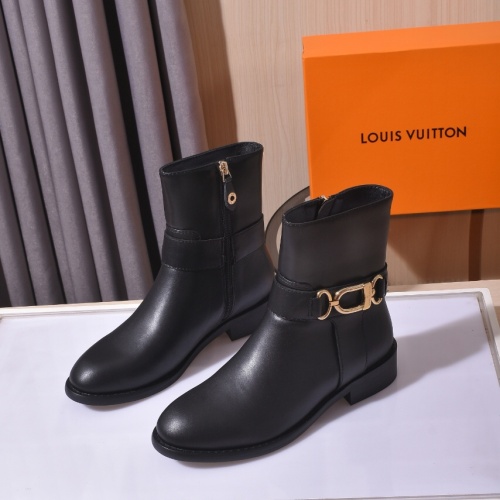 Louis Vuitton Boots For Women #1258002 $100.00 USD, Wholesale Replica Louis Vuitton Boots