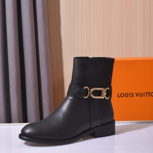 Replica Louis Vuitton Boots For Women #1258002 $100.00 USD for Wholesale