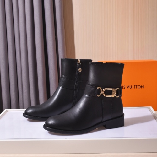 Replica Louis Vuitton Boots For Women #1258002 $100.00 USD for Wholesale