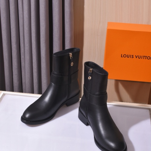 Replica Louis Vuitton Boots For Women #1258002 $100.00 USD for Wholesale