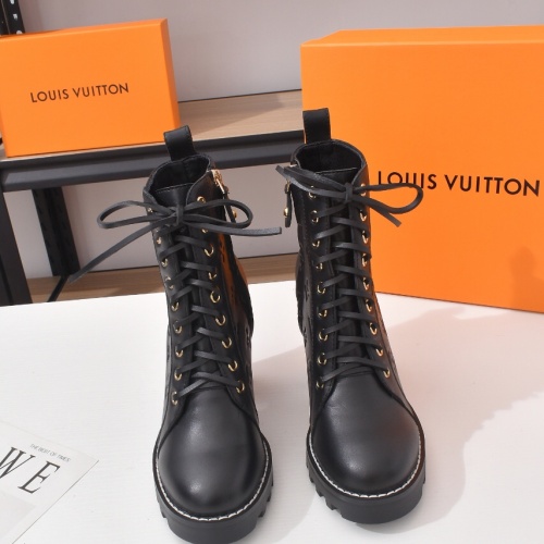 Replica Louis Vuitton Boots For Women #1258003 $100.00 USD for Wholesale