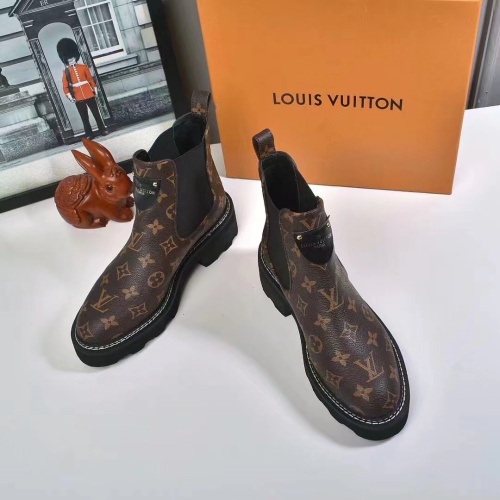 Replica Louis Vuitton Boots For Women #1258004 $96.00 USD for Wholesale