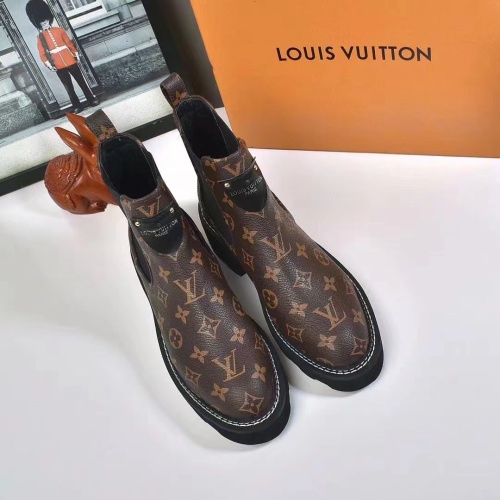 Replica Louis Vuitton Boots For Women #1258004 $96.00 USD for Wholesale