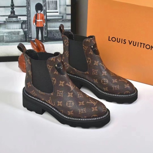 Replica Louis Vuitton Boots For Women #1258004 $96.00 USD for Wholesale