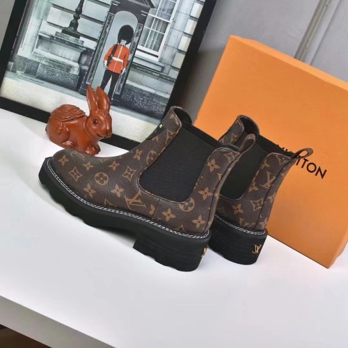 Replica Louis Vuitton Boots For Women #1258004 $96.00 USD for Wholesale