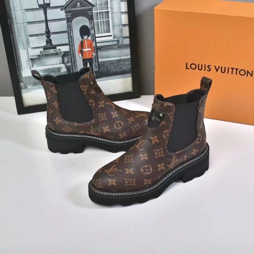 Replica Louis Vuitton Boots For Women #1258004 $96.00 USD for Wholesale