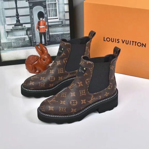 Replica Louis Vuitton Boots For Women #1258004 $96.00 USD for Wholesale