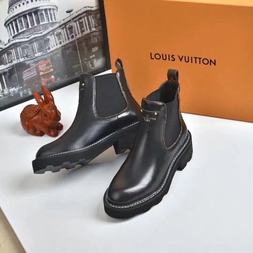 Replica Louis Vuitton Boots For Women #1258005 $96.00 USD for Wholesale