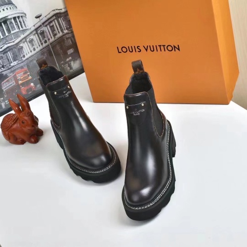 Replica Louis Vuitton Boots For Women #1258005 $96.00 USD for Wholesale