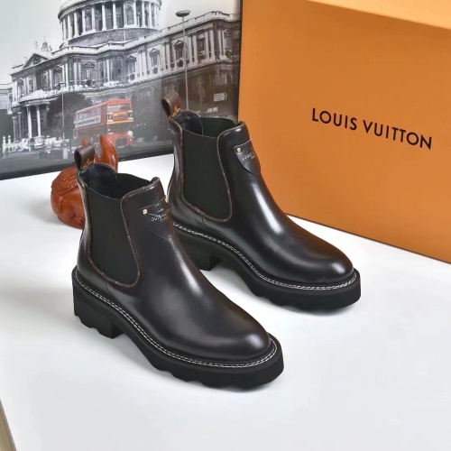 Replica Louis Vuitton Boots For Women #1258005 $96.00 USD for Wholesale