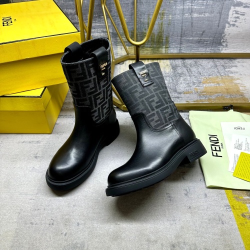 Fendi Fashion Boots For Women #1258032 $108.00 USD, Wholesale Replica Fendi Fashion Boots